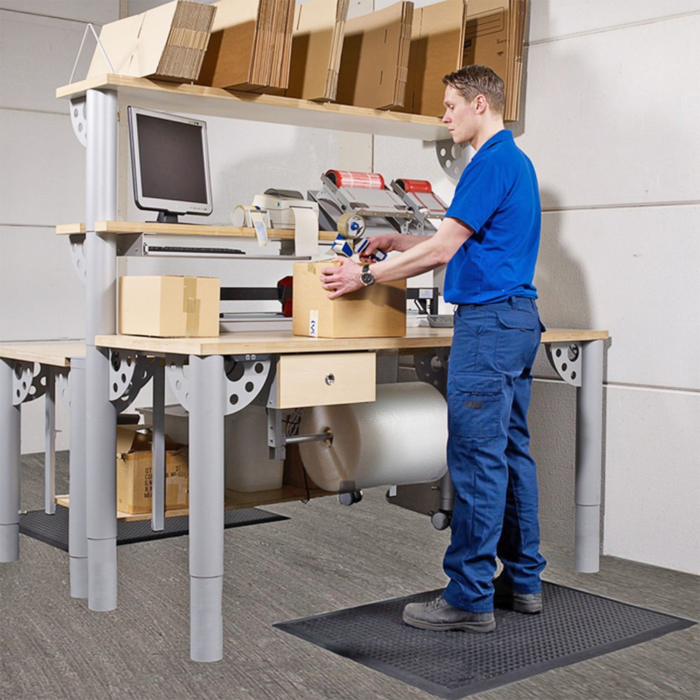 Produktabbildung Nr. 2: NoTrax Anti-Ermüdungsmatte, abriebfest, genoppt, BxL 900 x 1.200 mm