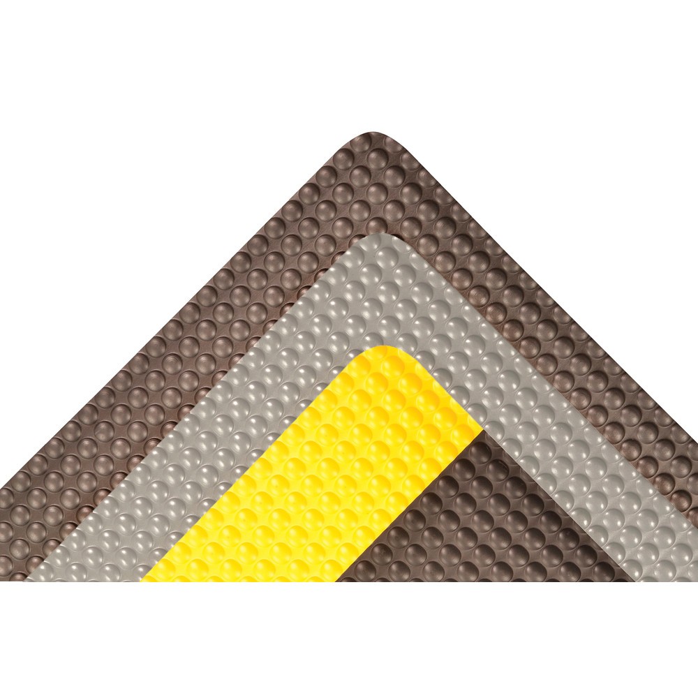 Produktabbildung Nr. 2: NoTrax Anti-Ermüdungsmatte aus PVC, Mikrozellen-Vinyl-Rückseite, BxL 910 x 1.500 mm, schwarz/gelb