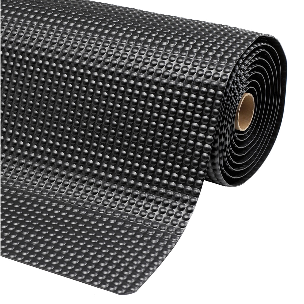 Produktabbildung: NoTrax Anti-Ermüdungsmatte aus PVC, Mikrozellen-Vinyl-Rückseite, BxL 600 x 910 mm, schwarz