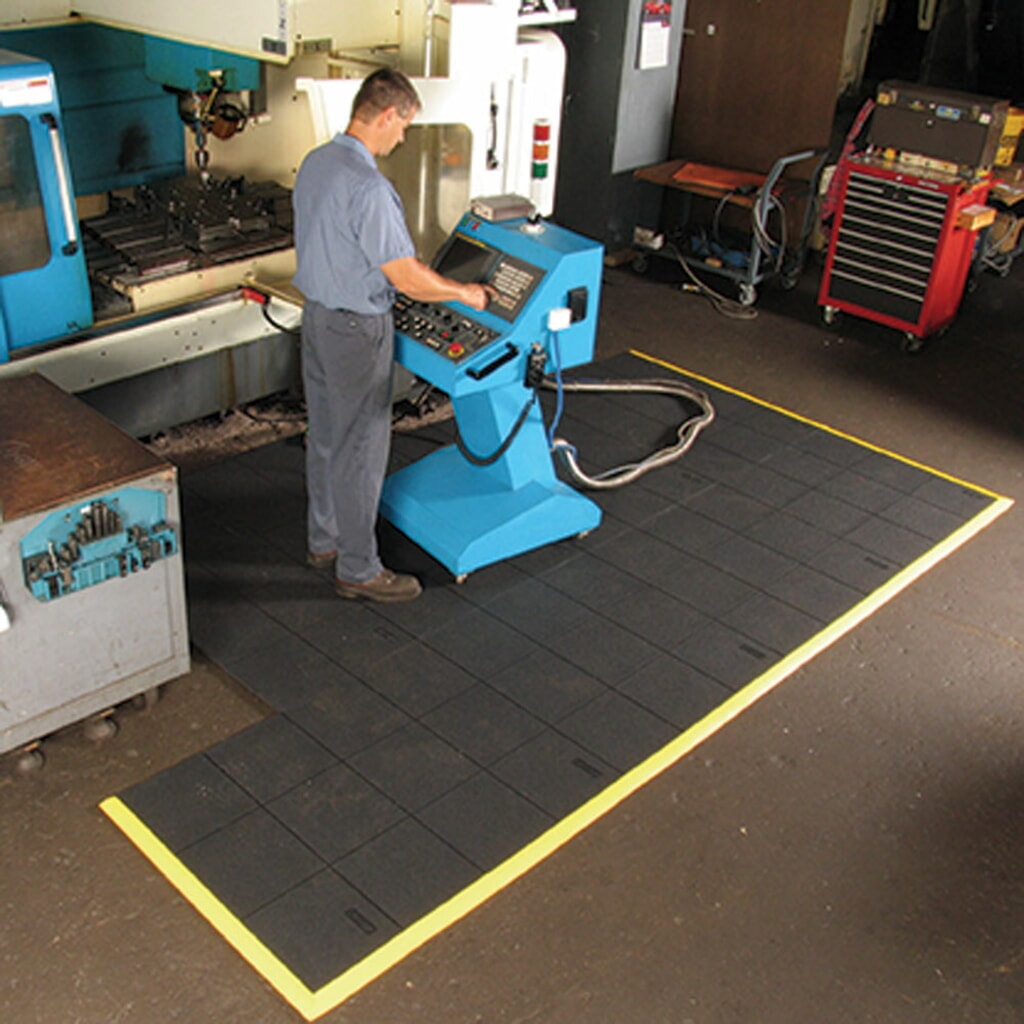 Produktabbildung Nr. 2: NoTrax Anti-Ermüdungsmatte Cushion Ease Solid™ Nitrile, BxL 910 x 910 mm, schwarz