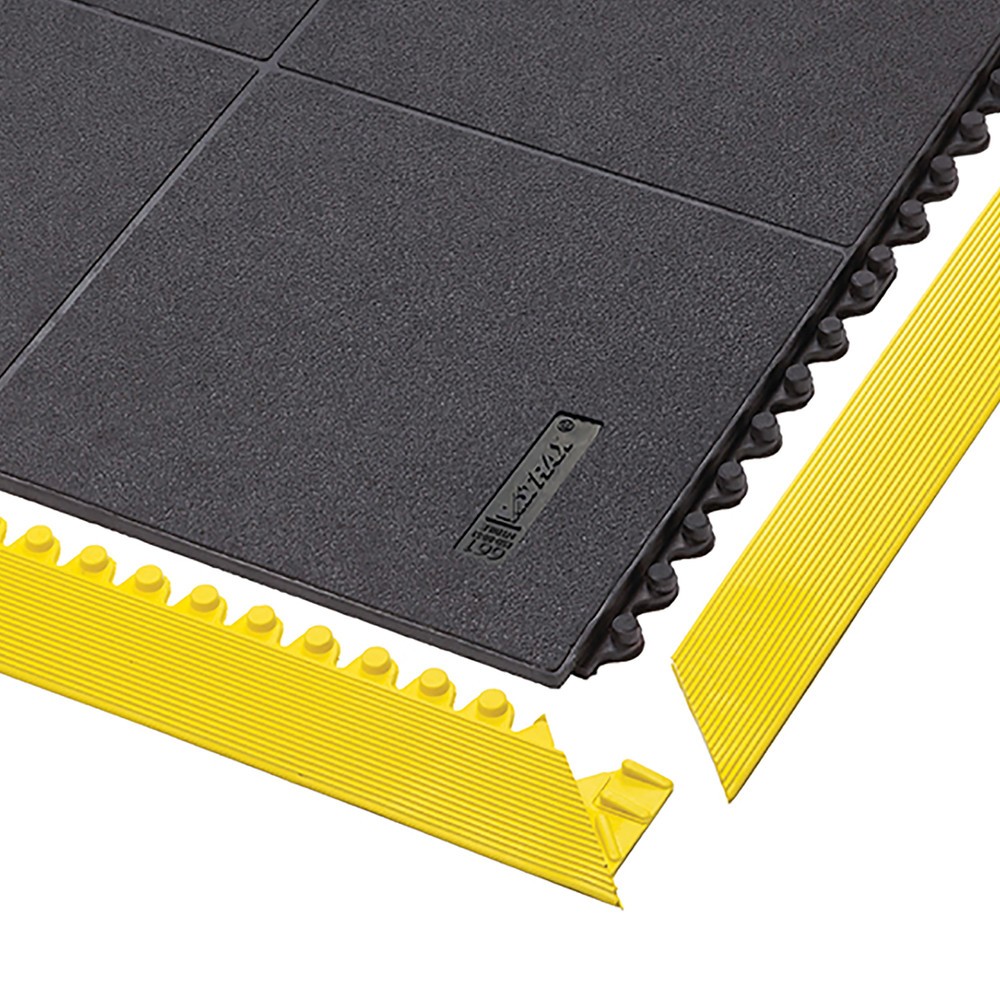 Produktabbildung: NoTrax Anti-Ermüdungsmatte Cushion Ease Solid™ Nitrile, BxL 910 x 910 mm, schwarz