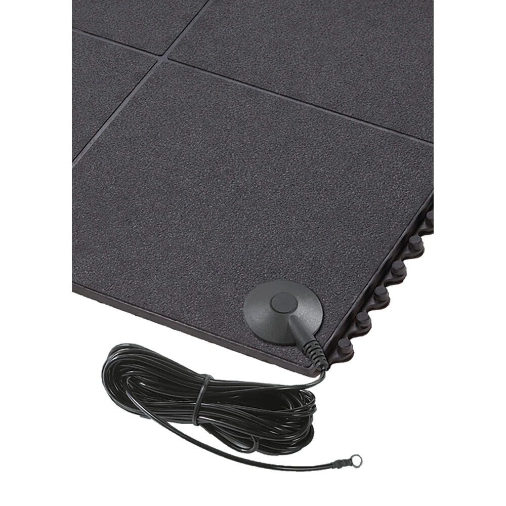 Productafbeelding nr. 4: NoTrax antivermoeidheidsmat Cushion Ease Solid™ ESD Nitrile FR, BxL 910 x 910 mm, zwart