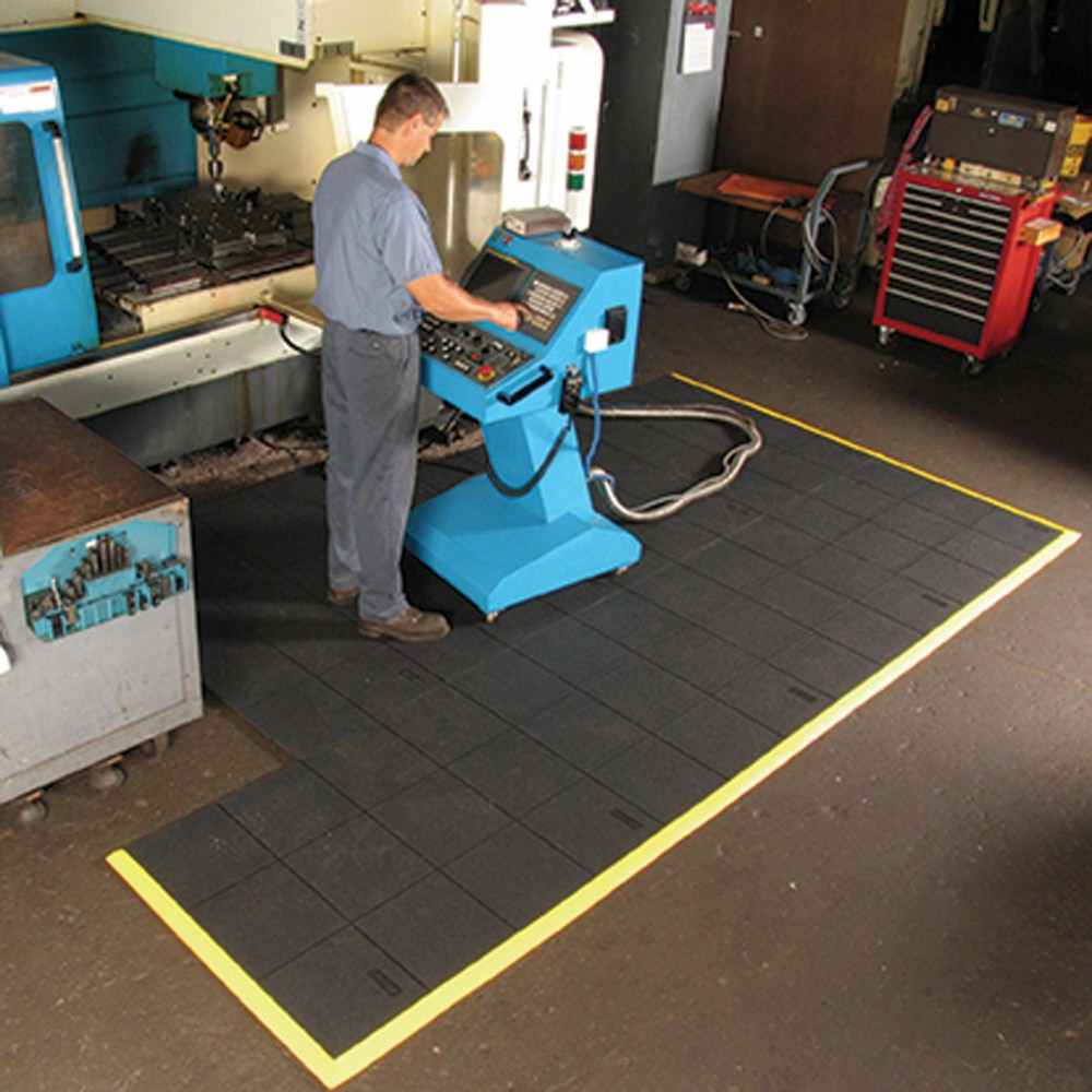Productafbeelding nr. 2: NoTrax antivermoeidheidsmat Cushion Ease Solid™ Nitrile, BxL 910 x 910 mm, zwart