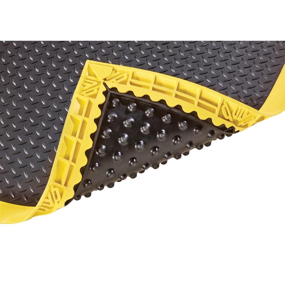 Produktabbildung Nr. 3: NoTrax Arbeitsplatz-Schweißmatte Diamond Flex™ Nitrile, BxL 970 x 1.630 mm, schwarz