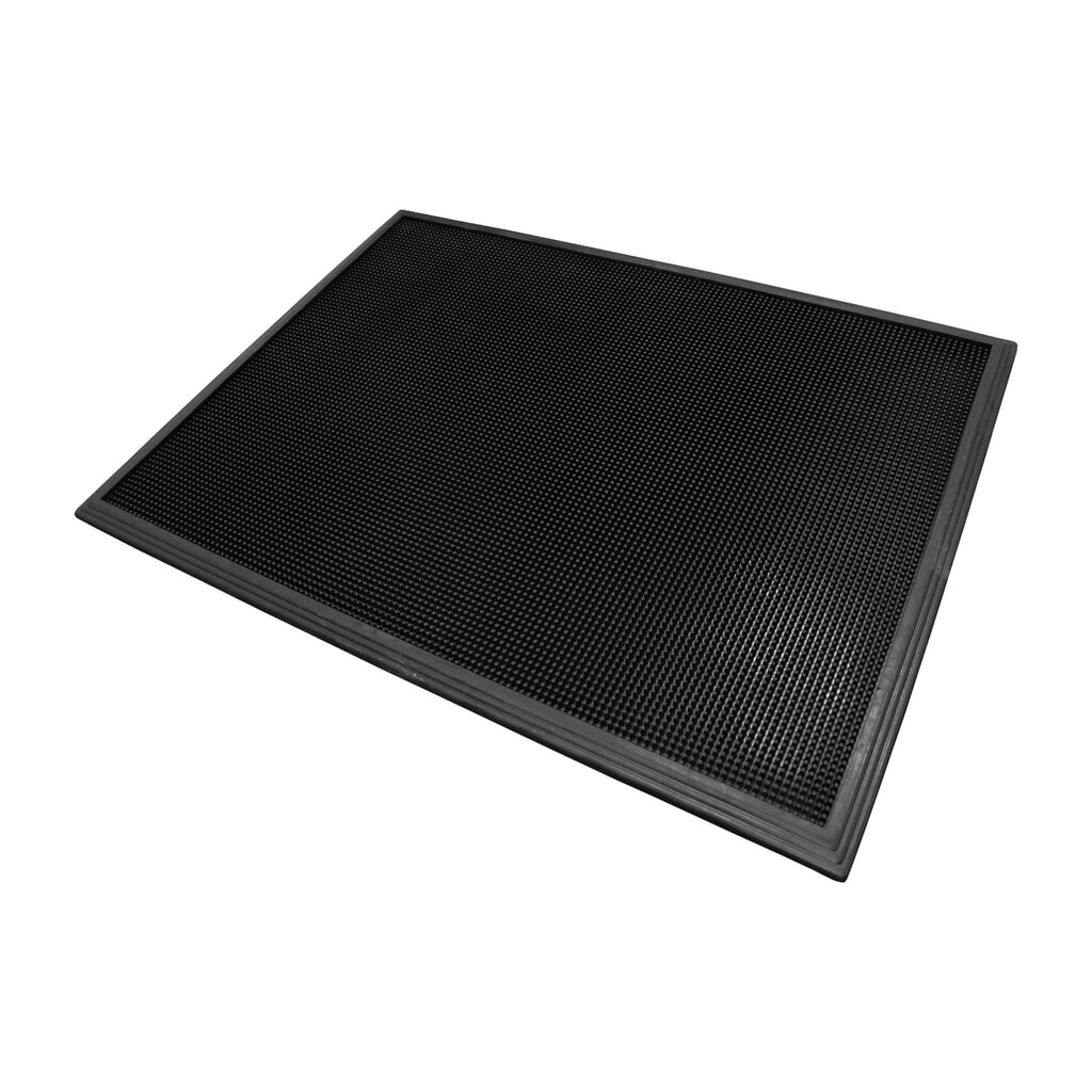 NoTrax Desinfektionsmatte Sani-Trax®, BxL 450 x 600 mm, schwarz Produktabbildung Nr. 1: NoTrax Desinfektionsmatte Sani-Trax®, BxL 450 x 600 mm, schwarz