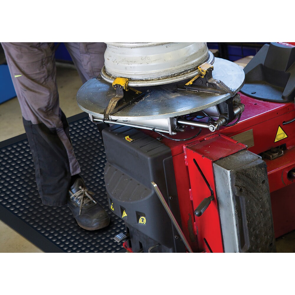 N° de l'image du produit 5 : Tapis anti-fatigue NoTrax Skystep™ Nitrile, l × L 600 × 900 mm, noir