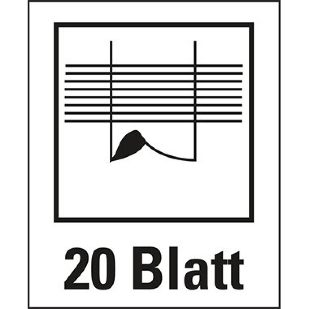 Produktabbildung Nr. 8: NOVUS Locher B220 025-0630 20Blatt schwarz