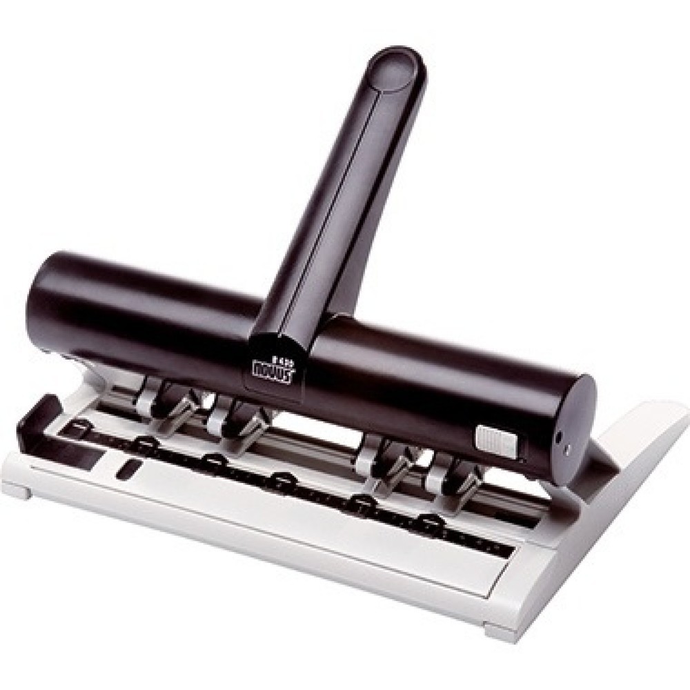 Produktabbildung: NOVUS Locher B430 025-0470 4fach 30Bl. Metall anthrazit/lichtgrau