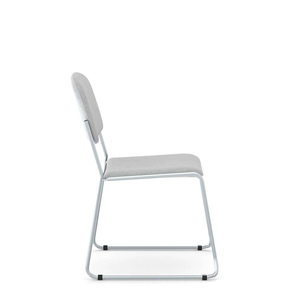 Produktabbildung Nr. 3: Nowy Styl Besucherstuhl Vesta, 4-Fuß-Gestell, Polster-Sitz, hellgrau