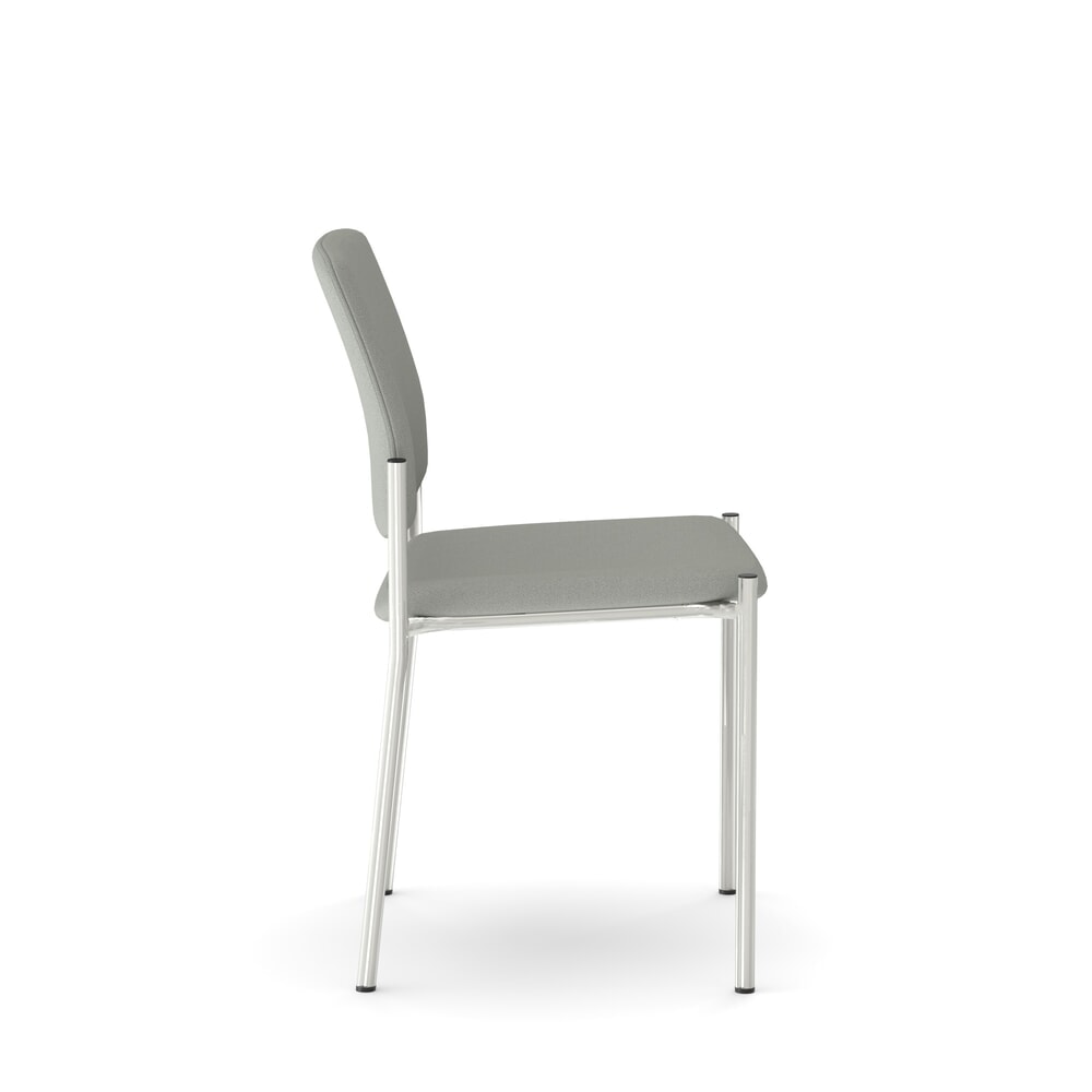 Produktabbildung Nr. 3: Nowy Styl Besucherstuhl Zen, Polster-Sitz, 4-Fuß-Gestell, ohne Armlehnen, hellgrau