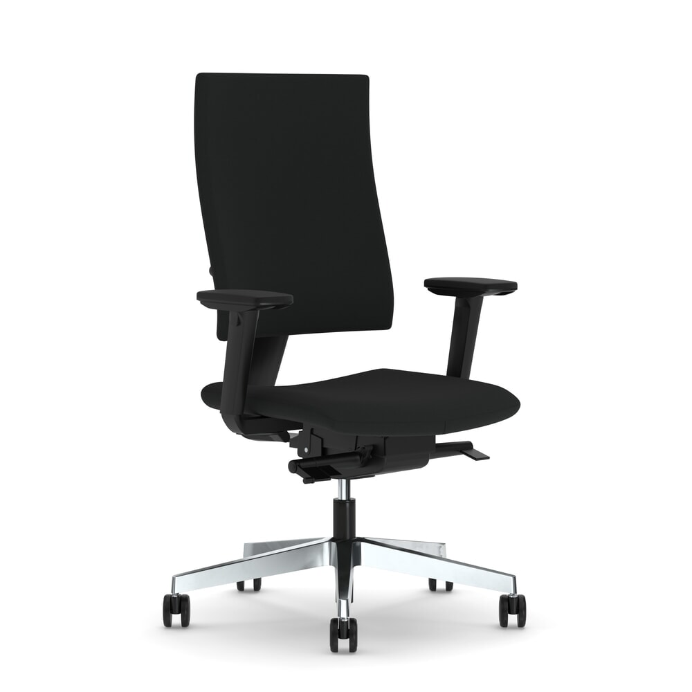Produktabbildung Nr. 1: Nowy Styl Bürostuhl 4ME, verstellbare 4D-Armlehnen, sitztiefenverstellbar, Polster-Rückenlehne, schwarz