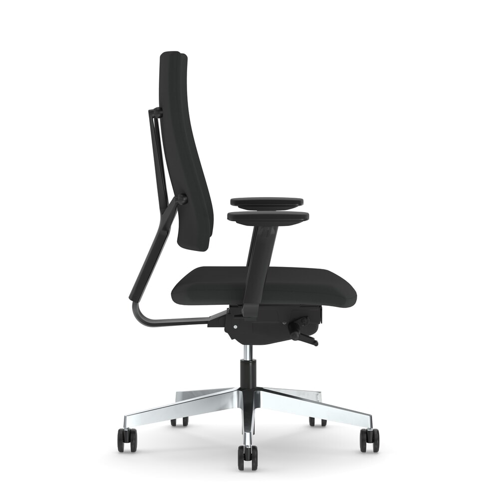 Produktabbildung Nr. 2: Nowy Styl Bürostuhl 4ME, verstellbare 4D-Armlehnen, sitztiefenverstellbar, Polster-Rückenlehne, schwarz