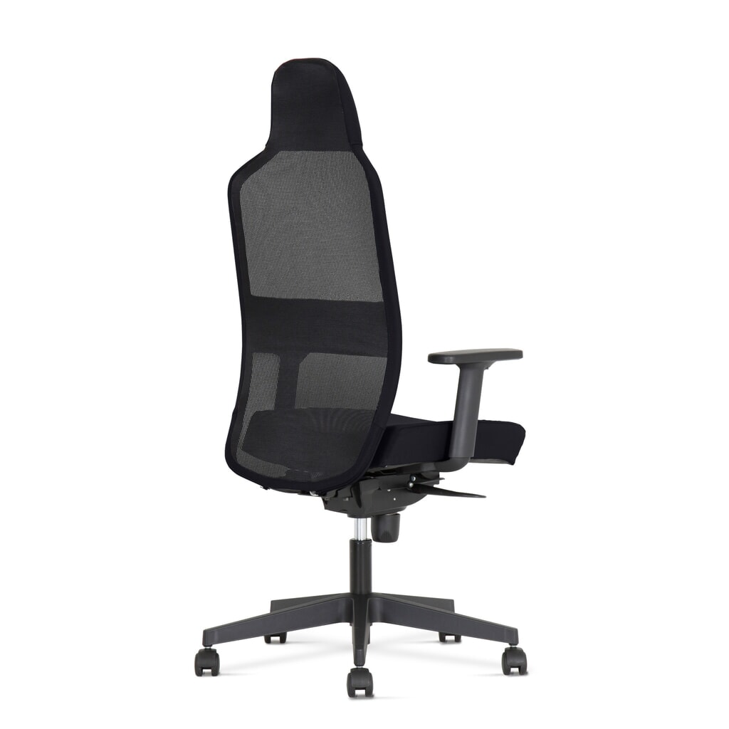 Nowy Styl Bürostuhl Cool-On, 3D-Armlehnen, Netz-Rückenlehne, Kopfstütze, Lordosenstütze, schwarz Produktabbildung Nr. 2: Nowy Styl Bürostuhl Cool-On, 3D-Armlehnen, Netz-Rückenlehne, Kopfstütze, Lordosenstütze, schwarz