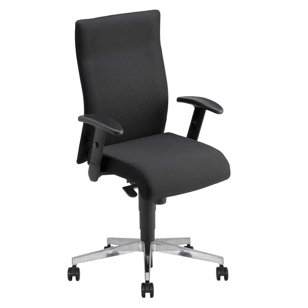 Produktabbildung: Nowy Styl Bürostuhl Neo, höhenverstellbare Armlehne, Polster-Rückenlehne, schwarz