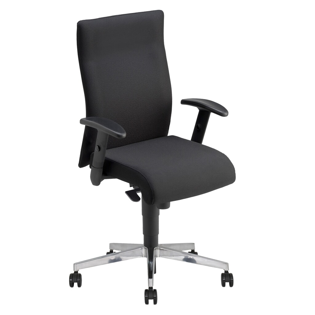 Nowy Styl Bürostuhl Neo, höhenverstellbare Armlehne, Polster-Rückenlehne, schwarz Produktabbildung: Nowy Styl Bürostuhl Neo, höhenverstellbare Armlehne, Polster-Rückenlehne, schwarz