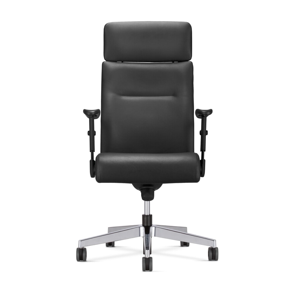 Produktabbildung Nr. 3: Nowy Styl Bürostuhl Neo-Lux, höhenverstellbare Armlehne, Polster-Rückenlehne, Kopfstütze, Leder, schwarz