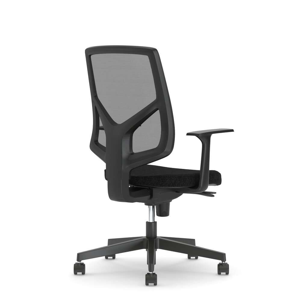 Produktabbildung Nr. 3: Nowy Styl Bürostuhl Nexter, sitztiefenverstellbar, feste Armlehnen, Netz-Rückenlehne, schwarz