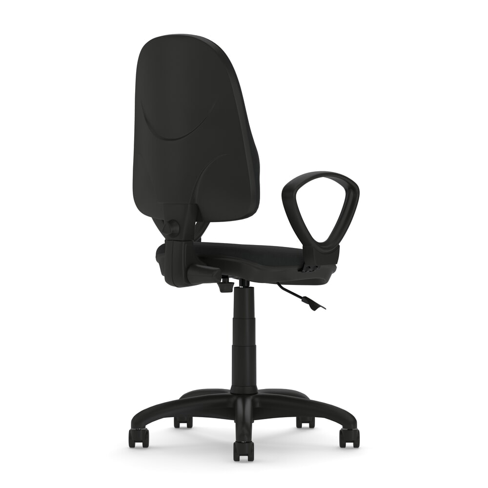 Produktabbildung Nr. 2: Nowy Styl Bürostuhl Perfect, ovale Armlehnen, Polster-Rückenlehne, sitztiefenverstellbar, schwarz