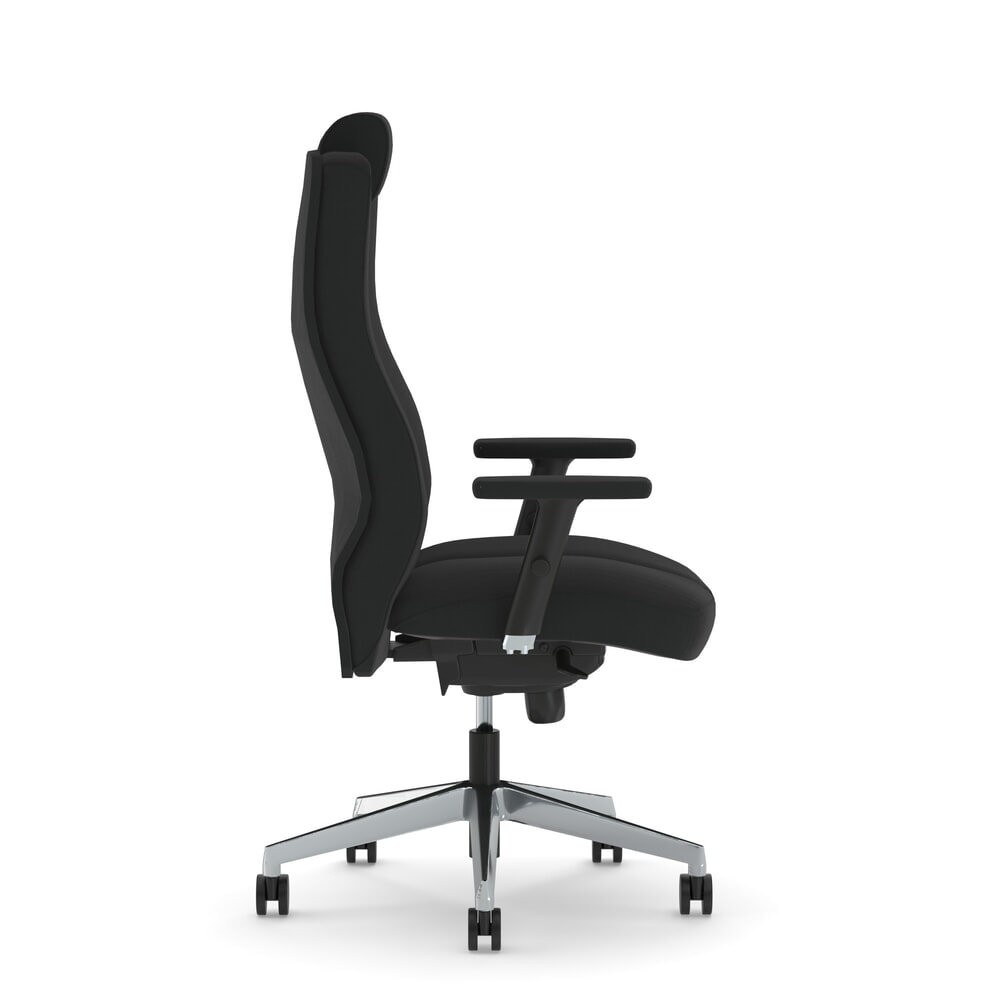 Produktabbildung Nr. 3: Nowy Styl Bürostuhl Sonata, Polster-Rückenlehne, Kopfstütze, 2D-Armlehne, sitztiefenverstellbar, schwarz