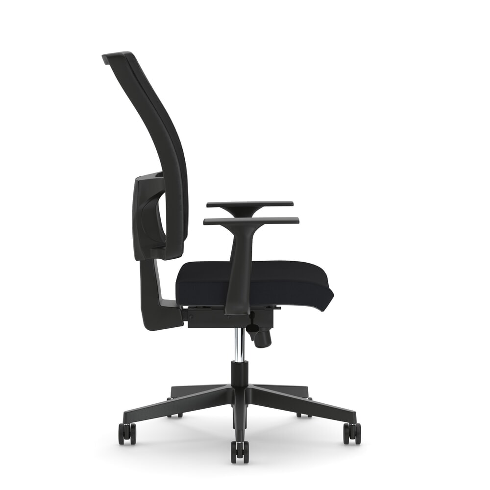 Produktabbildung Nr. 3: Nowy Styl Bürostuhl Taktik, feste Armlehnen, Netz-Rückenlehne, schwarz