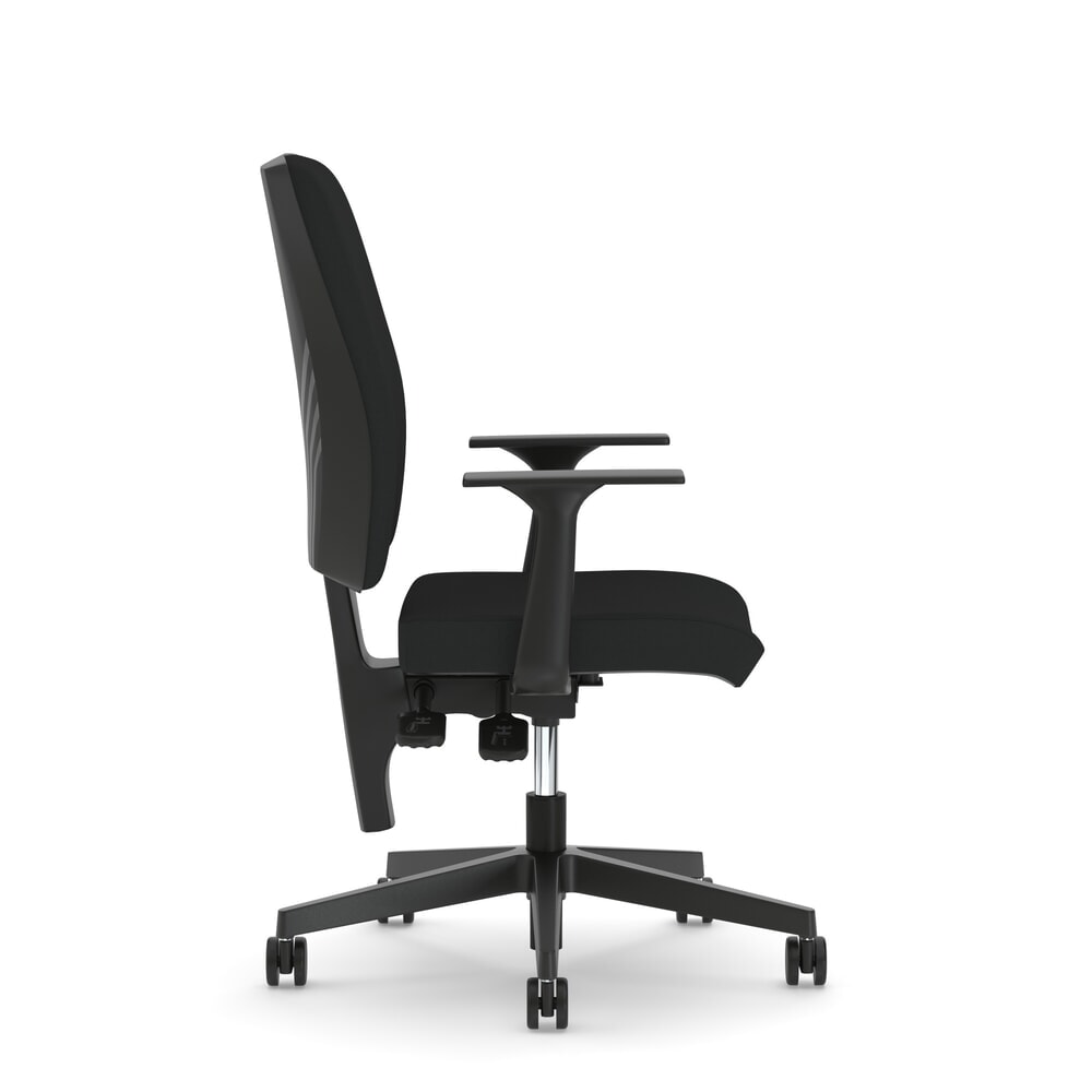 Produktabbildung Nr. 2: Nowy Styl Bürostuhl Taktik, feste Armlehnen, Polster-Rückenlehne, schwarz