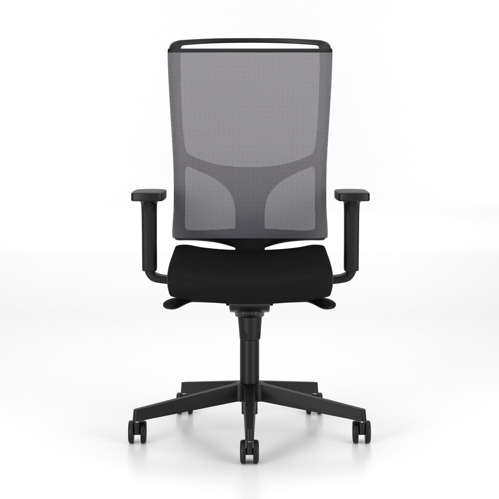 Produktabbildung Nr. 3: Nowy Styl Bürostuhl Vosto, 2D-Armlehne, Netz-Rückenlehne, schwarz