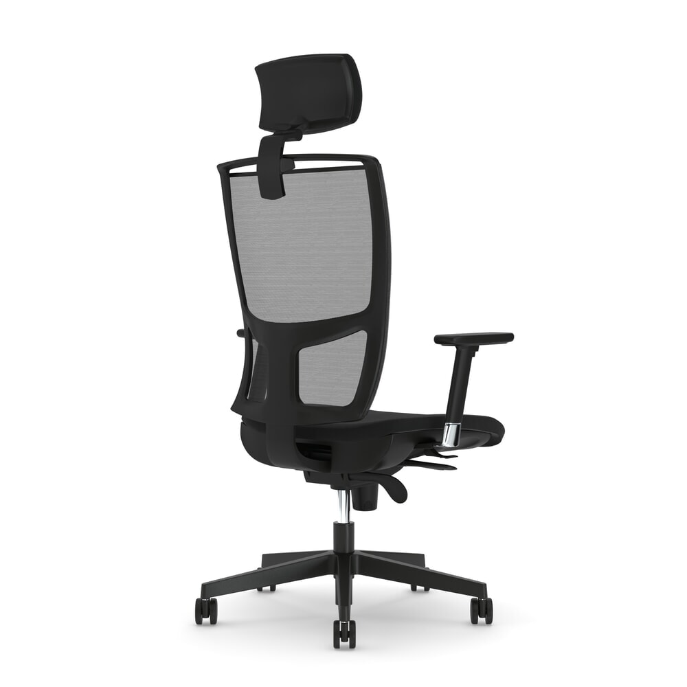 Produktabbildung Nr. 2: Nowy Styl Bürostuhl Z-Body, 3D-Armlehnen, Netz-Rückenlehne, Kopfstütze, schwarz