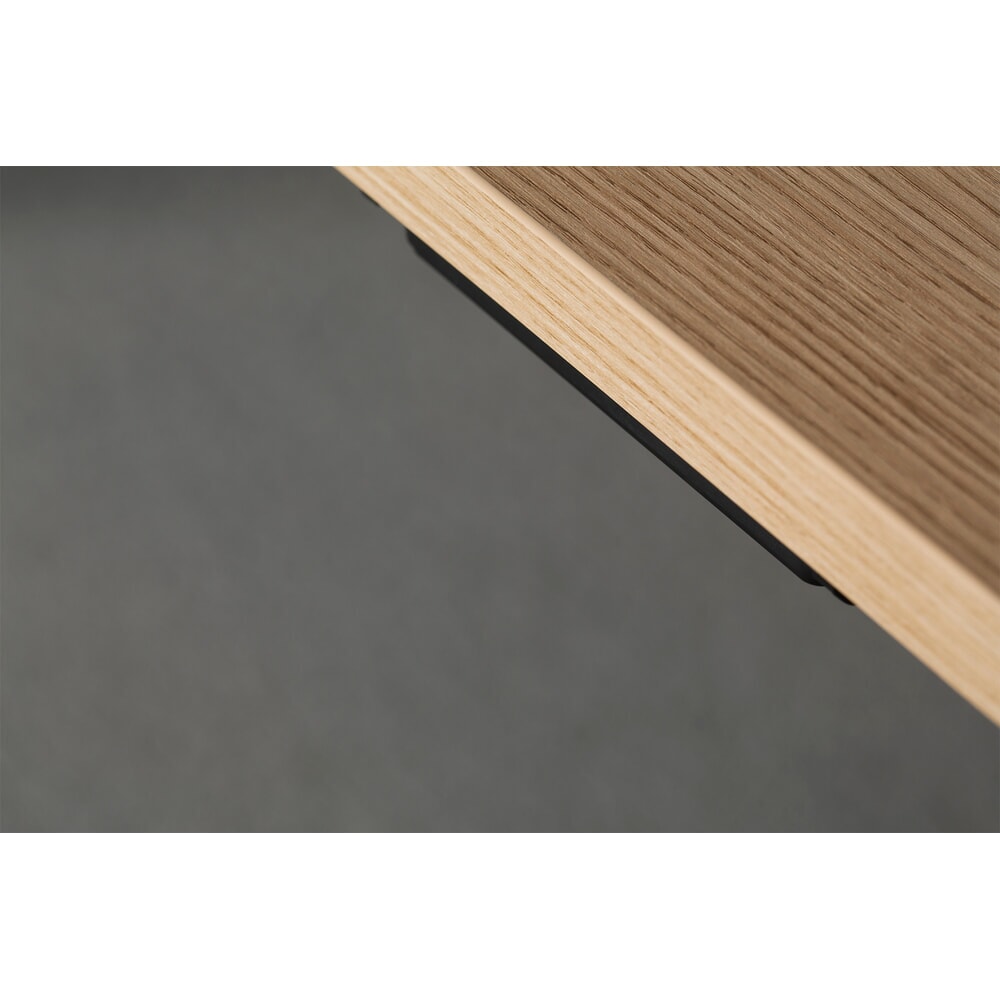 Produktabbildung Nr. 3: Nowy Styl elektrisch höhenverstellbarer Schreibtisch (640 - 1.300 mm), PW 2.0, BxT 2000 x  800 mm, lichtgrau, tiefschwarz