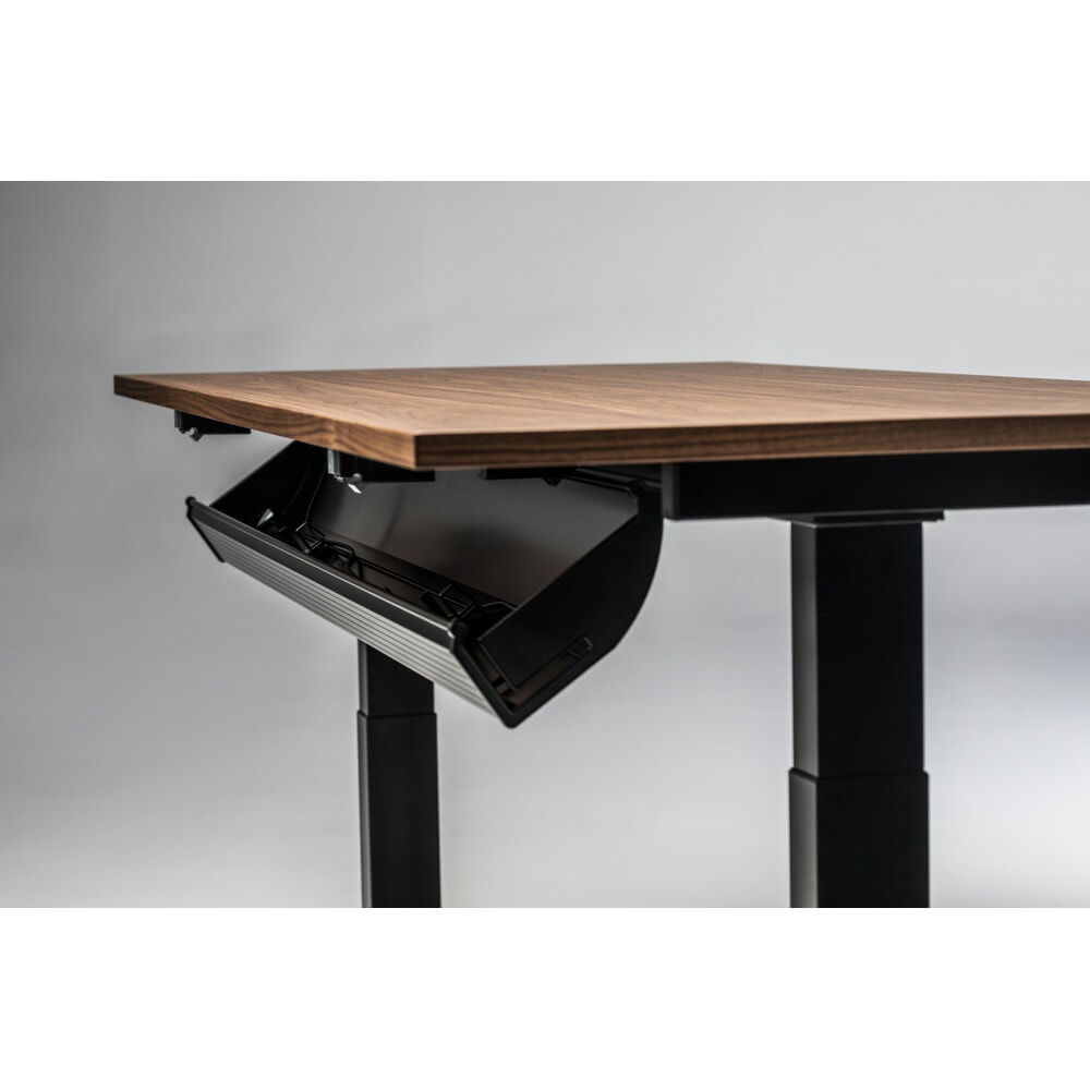 Produktabbildung Nr. 4: Nowy Styl elektrisch höhenverstellbarer Schreibtisch (640 - 1.300 mm), XIO 2.0, BxT 1600 x  800 mm, ahorn, weißaluminium