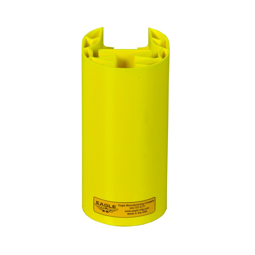 Obrázok výrobku: Ochrana nohy regála Justrite® Eagle, HDPE, pre š × h 75 × 75 mm