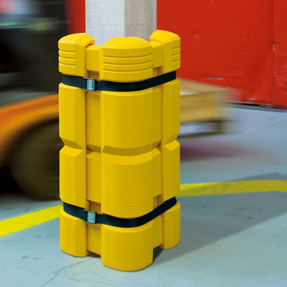 Číslo obrázka výrobku 10: Ochrana proti nárazu pre stĺpik MORAVIA, výška 1 100 mm, pre rozmery stĺpika (š × h) 200 – 300 × 200 – 300 mm