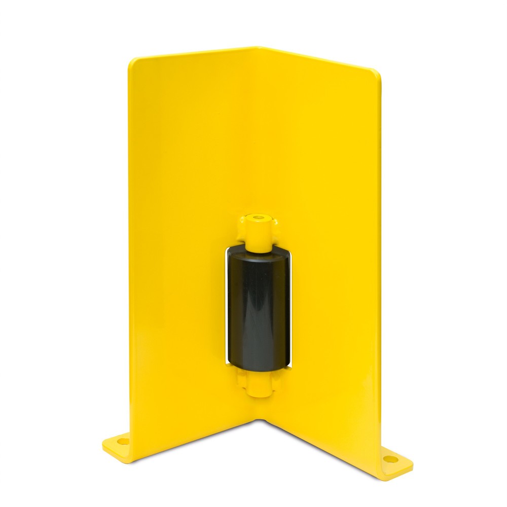 Zdjęcie produktu nr 3: Osłona przeciwuderzeniowa z rolką prowadzącą, profil kątowy, wys. x szer. x gł. 400 x 160 x 160 mm