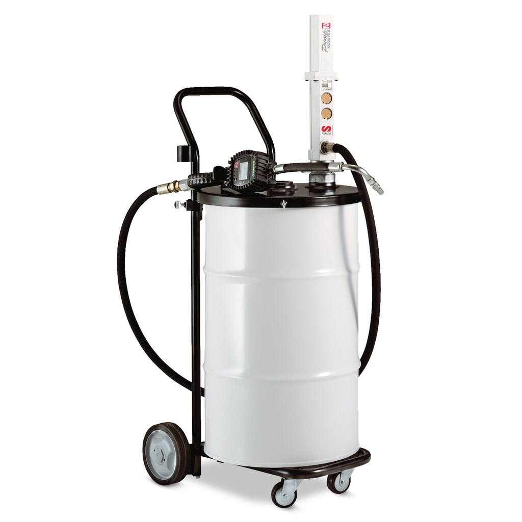 Produktabbildung: SAMOA Ölabgabegerät mit Druckschlauch, verfahrbar, 60 Liter