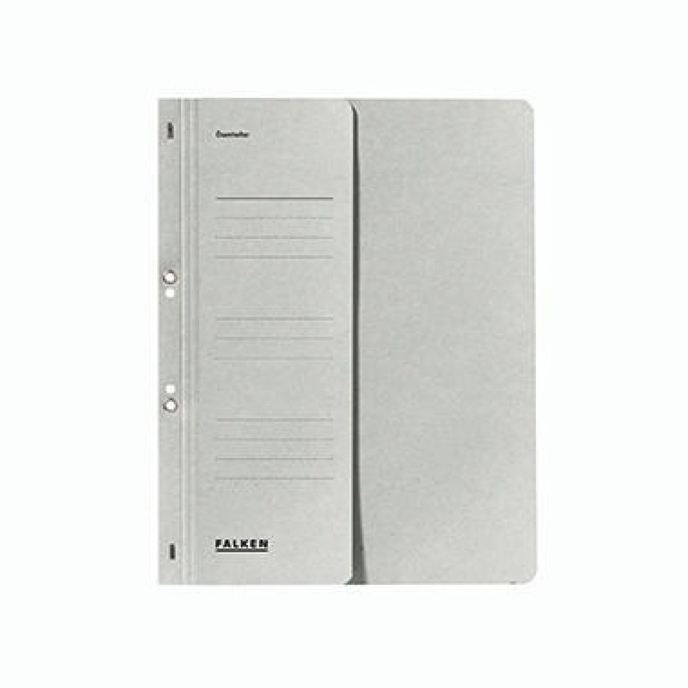 Produktabbildung: Falken Ösenhefter 80000508 DIN A4 kaufm. Heftung 250g Karton grau