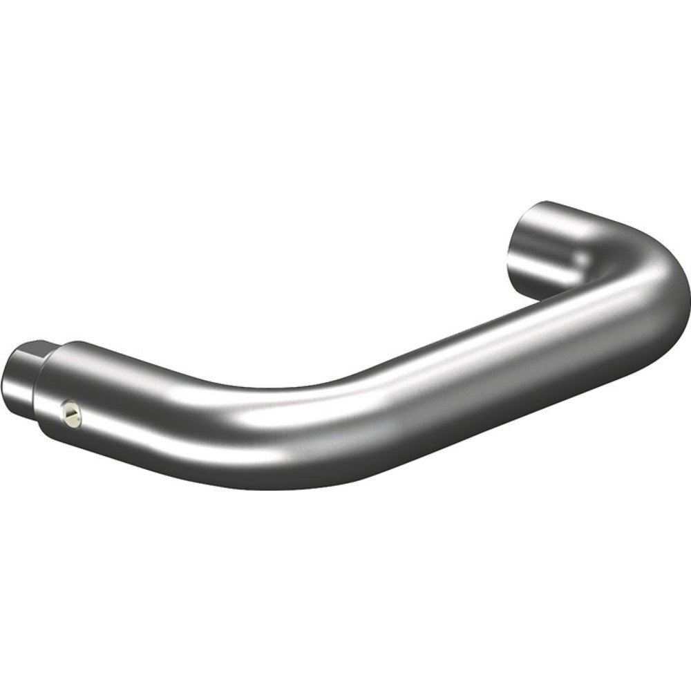 Produktabbildung: OGRO Türdrückerlochteil OGRO 8100, Vierkant 8 mm, Aluminium F1 / Satino, DIN links / rechts