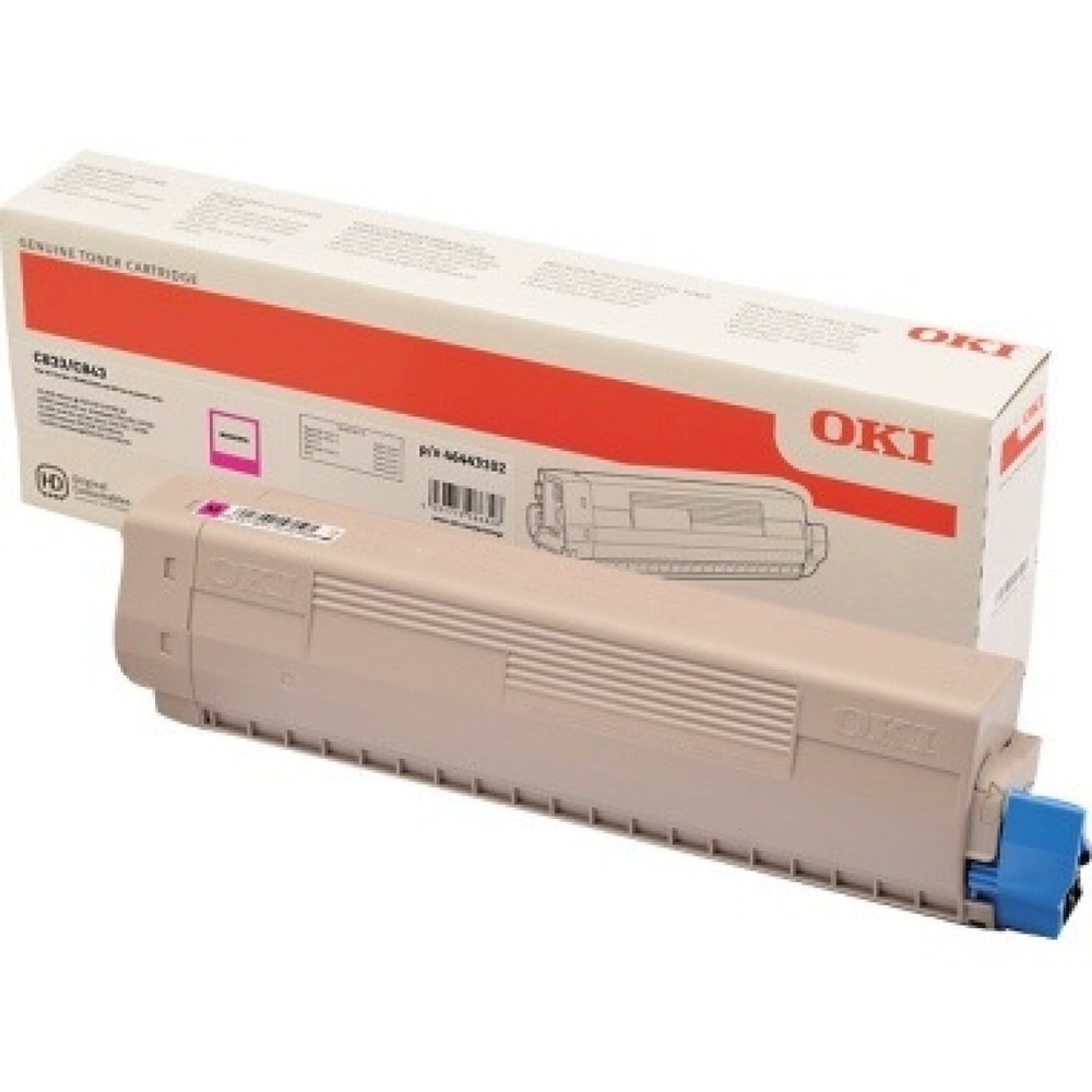Produktabbildung: OKI Toner 46443102 10.000Seiten magenta