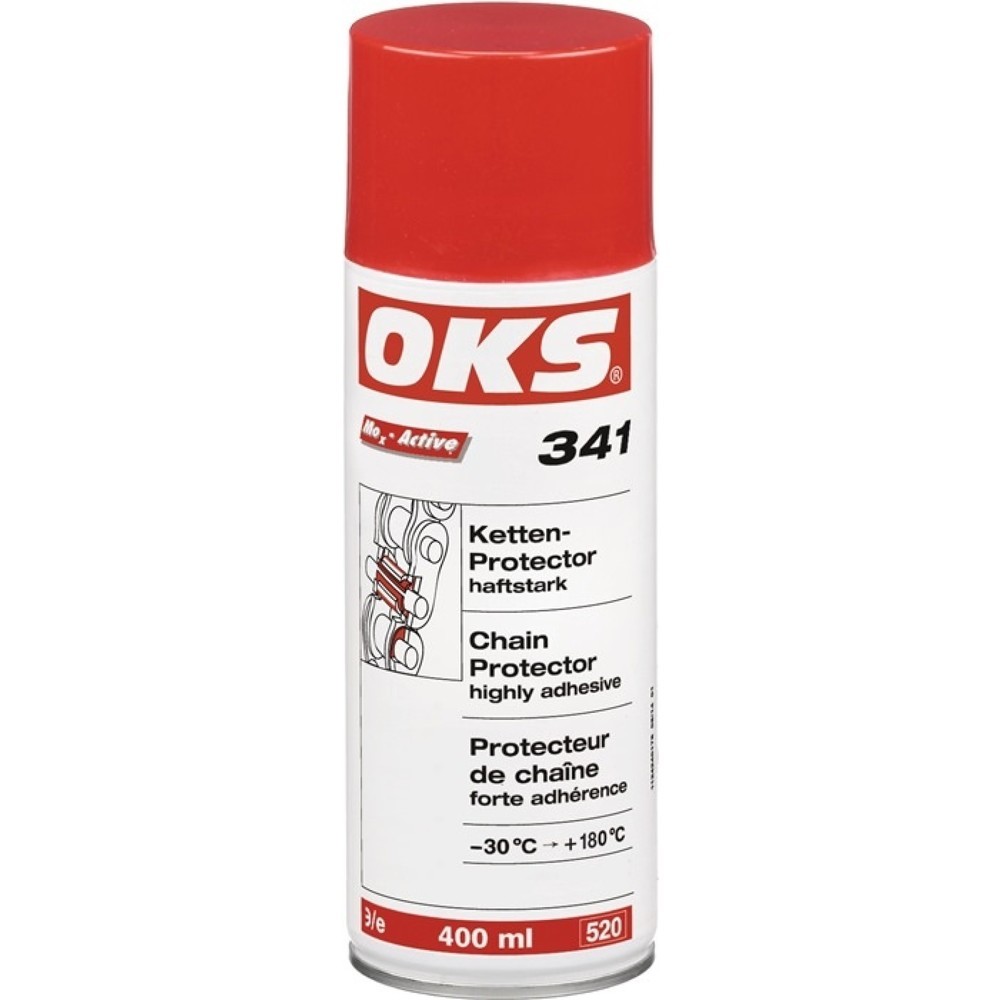 Illustration du produit: OKS Protecteur de chaîne OKS 341, verdâtre, 400 ml, bombe aérosol