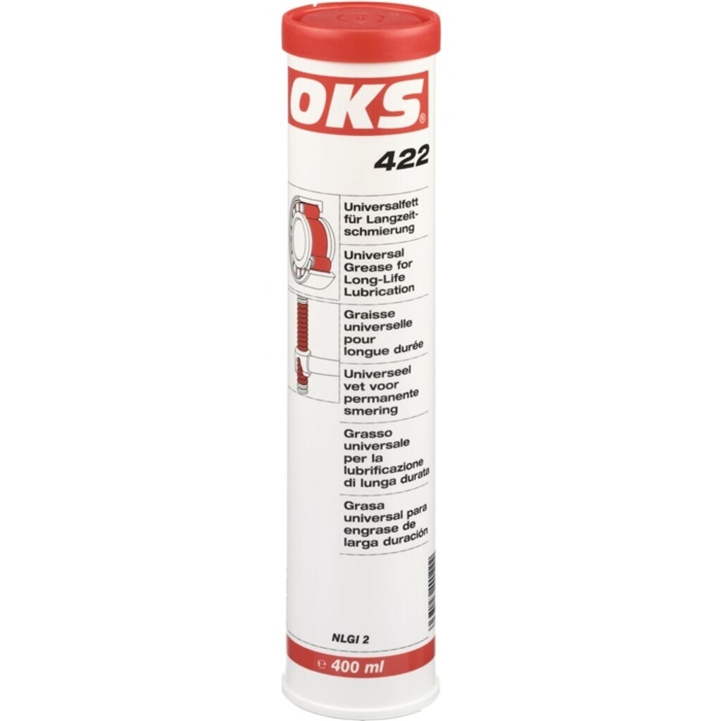 OKS Universalfett 422 400 ml hell Kartusche Produktabbildung: OKS Universalfett 422 400 ml hell Kartusche