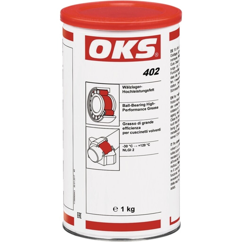 OKS Wälzlagerhochleistungsfett 402 beige 1kg Dose Produktabbildung: OKS Wälzlagerhochleistungsfett 402 beige 1kg Dose