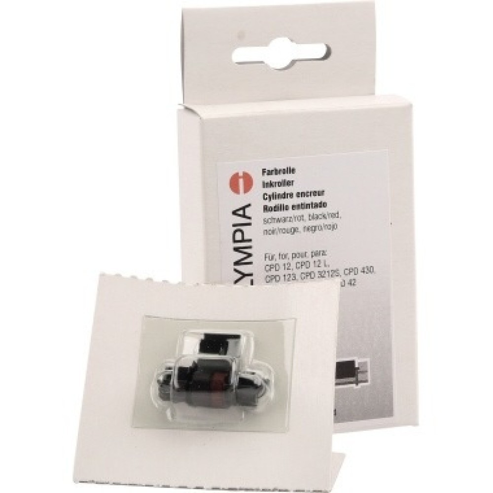 Produktabbildung: Olympia Farbrolle 068400134 für CPD 123/41/S3212 schwarz/rot