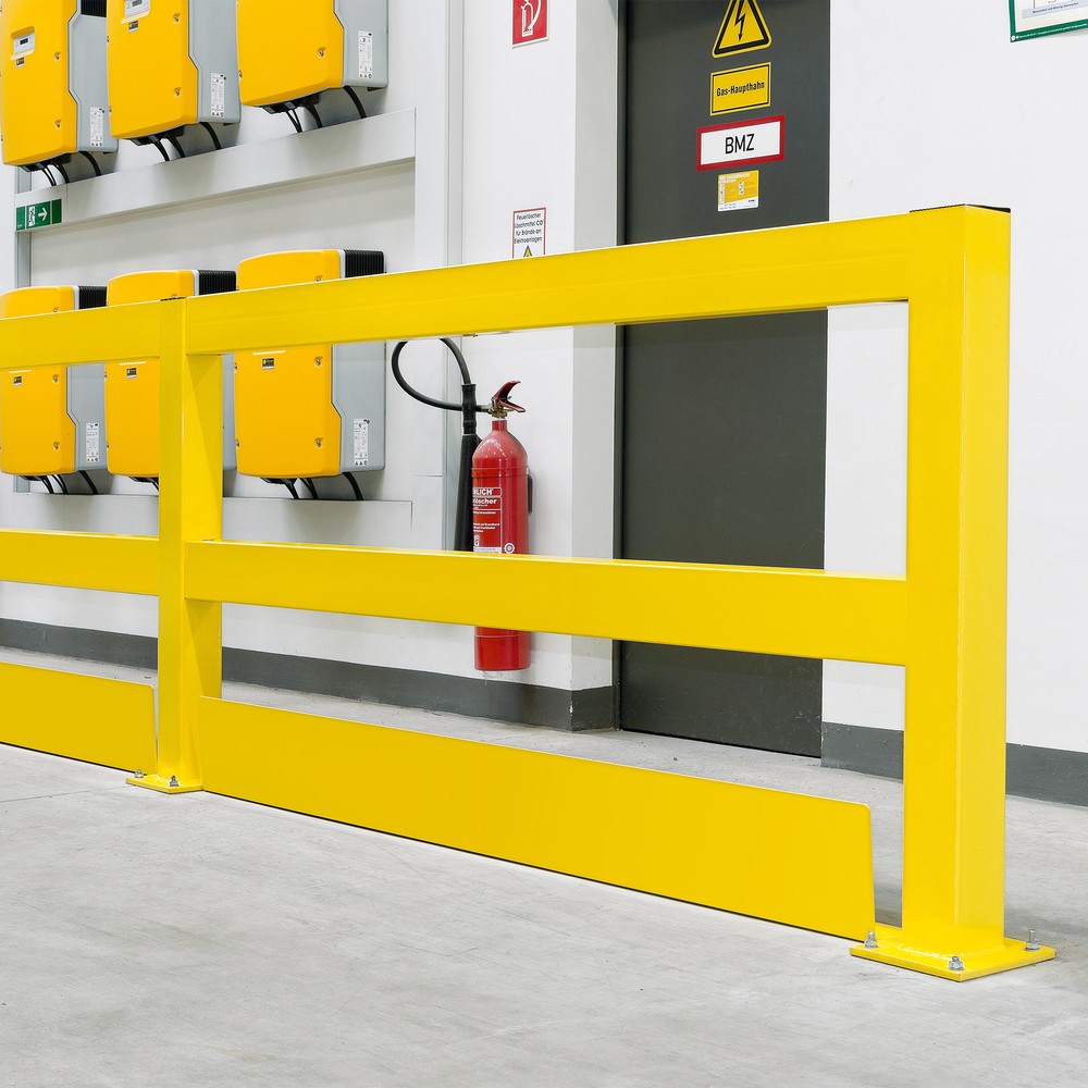 Productafbeelding nr. 2: Onderrijdbescherming, hoekprofiel, met kunststof coating, hxl 200 x 1.080 mm