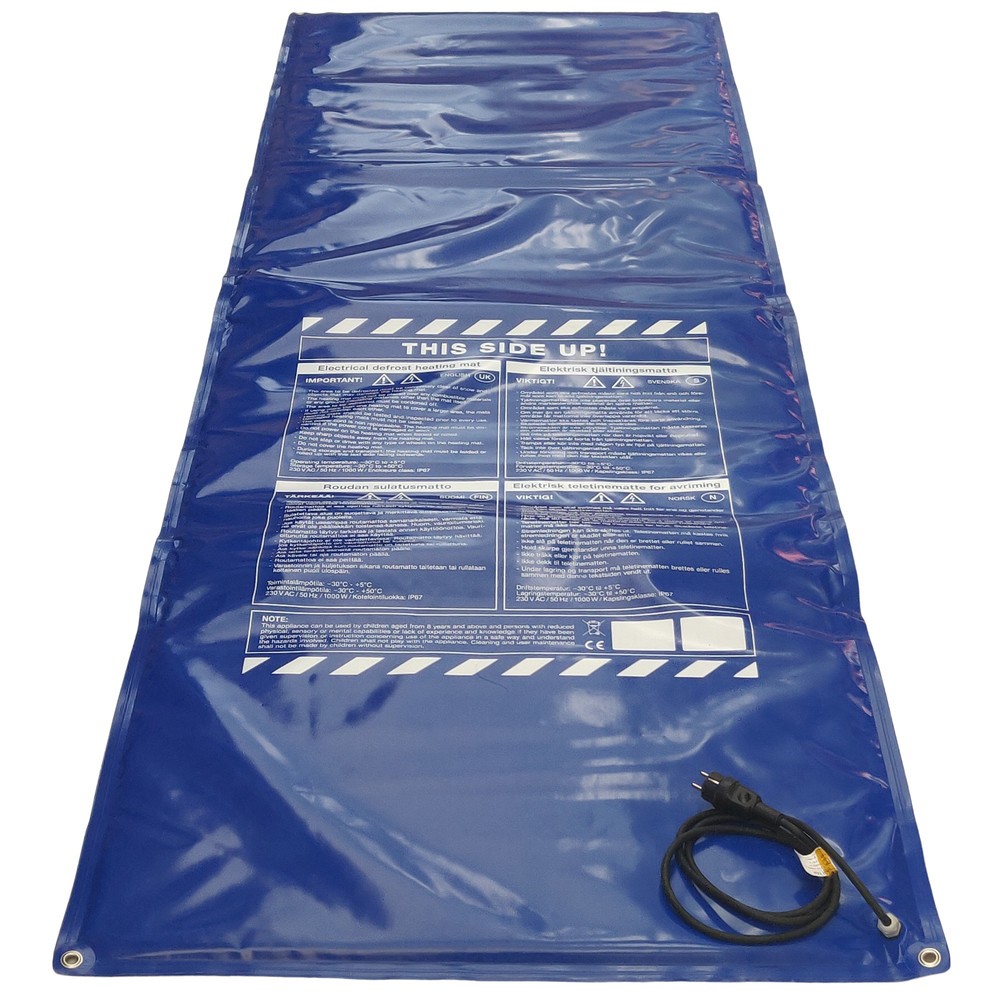Product afbeelding: Kuhlmann ontdooimat, lxb 3.000 x 1.000 mm, 230 V, 1.050 W, met geaarde stekker