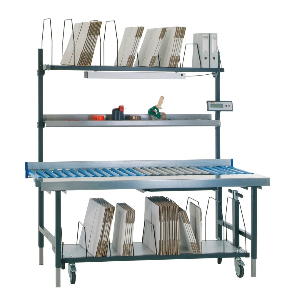 Productafbeelding nr. 3: Onderbouwmagazijn voor het Rocholz paktafelsysteem, hxbxd 690 x 1600 x 600 mm