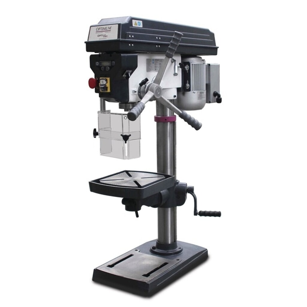 OPTI-DRILL Tischbohrmaschine D 23 Pro 230V, MK2, 25 (S235JR) mm, 200-2440 min-¹ Produktabbildung: OPTI-DRILL Tischbohrmaschine D 23 Pro 230V, MK2, 25 (S235JR) mm, 200-2440 min-¹