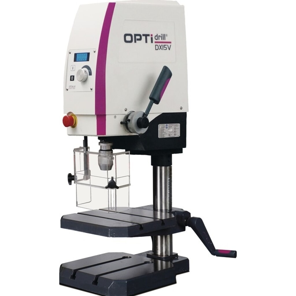 OPTI-DRILL Tischbohrmaschine DX 15 V, MK2, 15 mm (S235JR), 100-3000 min-¹ Produktabbildung: OPTI-DRILL Tischbohrmaschine DX 15 V, MK2, 15 mm (S235JR), 100-3000 min-¹