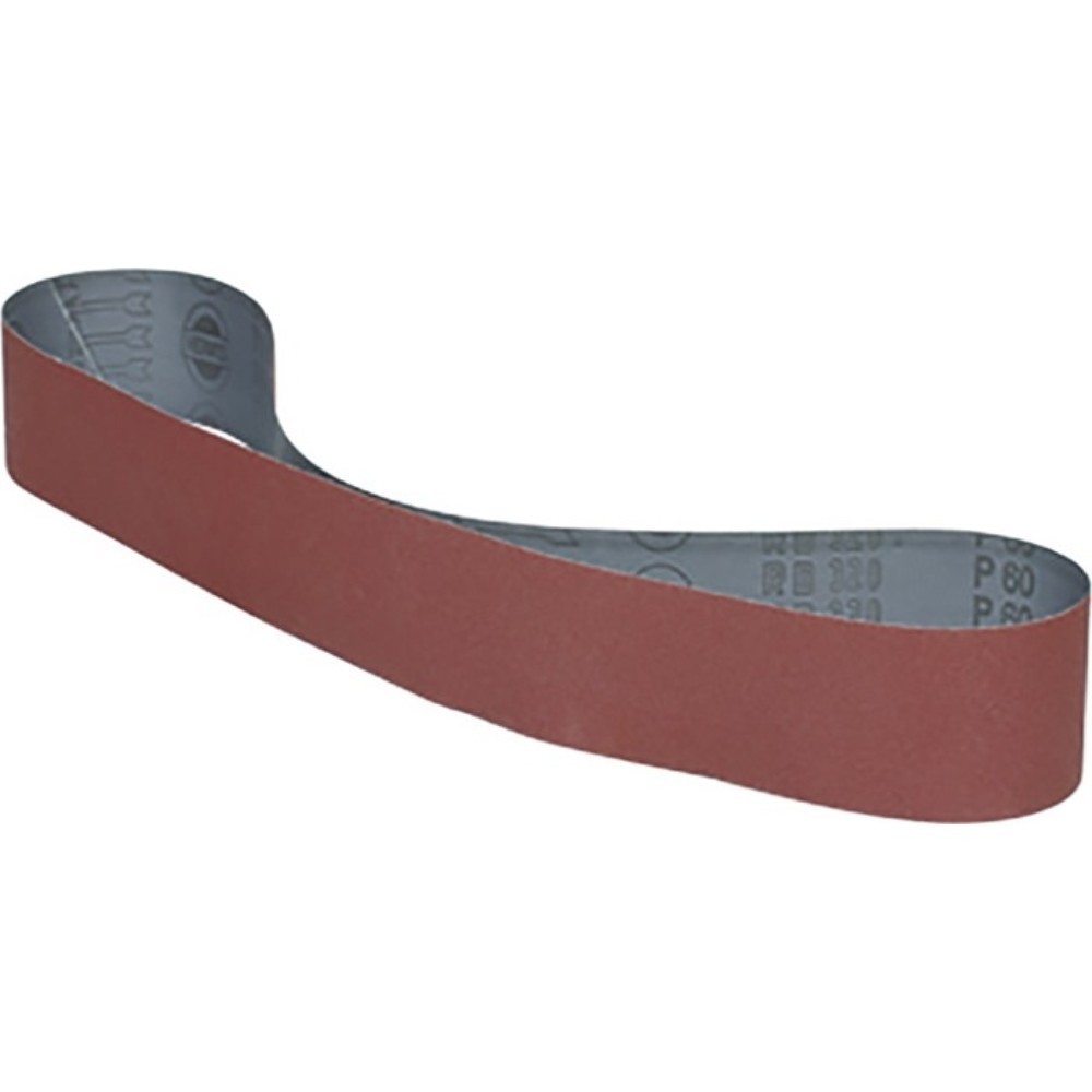 Produktabbildung: OPTIMUM Schleifband, Länge 762 mm Breite 75 mm Körnung 80, Pack a 5 Stück, Normalkorund