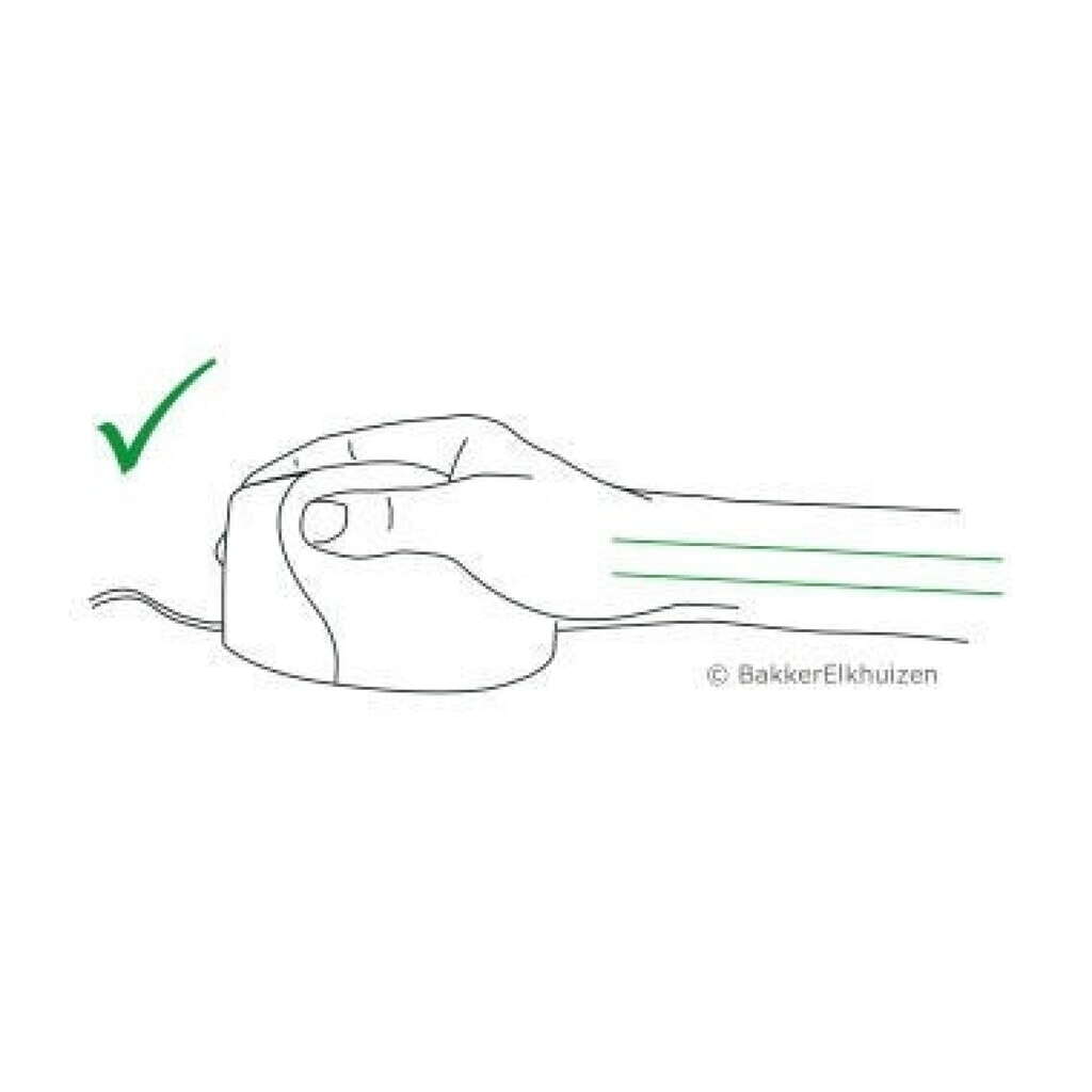 Produktabbildung Nr. 3: BakkerElkhuizen Maus Evoluent 4 BNEEVR4 Rechtshänder schwarz/silber