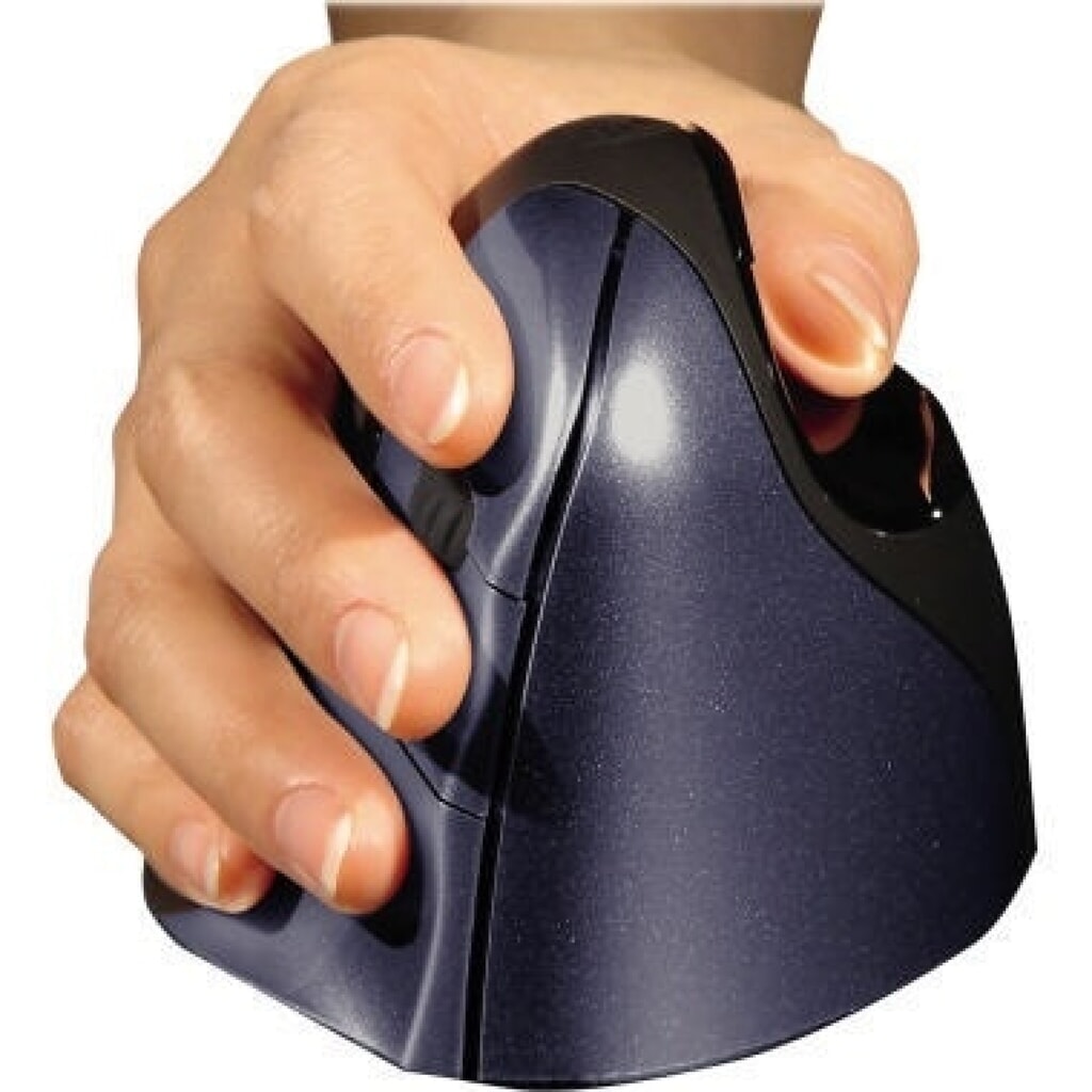 Produktabbildung Nr. 2: BakkerElkhuizen Optische ergonomische PC-Maus Evoluent 4 BNEEVR4W schnurlos Rechtshänder