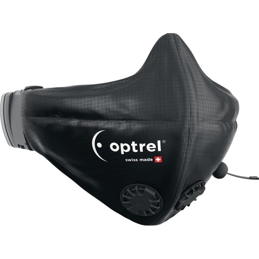 optrel Mund-Nasenmaske, schwarz, POM, Polyester, Polyurethan Produktabbildung: optrel Mund-Nasenmaske, schwarz, POM, Polyester, Polyurethan