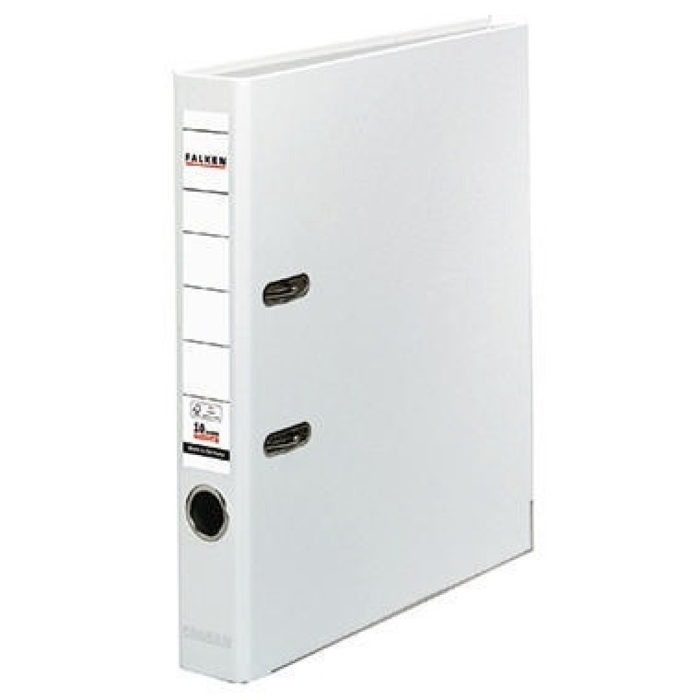 Produktabbildung Nr. 1: Falken Ordner S50 09984121 DIN A4 50mm PP weiß
